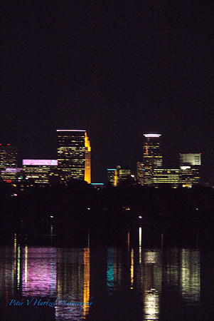 Lake Calhoun at Night w/reflections-soft light