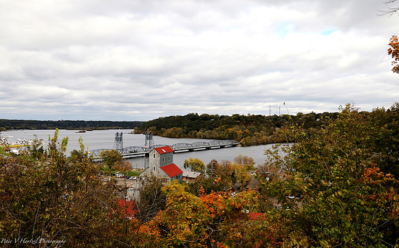 Stillwater bridge in fall