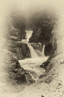 Cascade Falls in Duluth-old-style