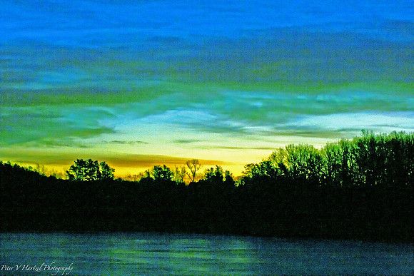 Blue sunrise