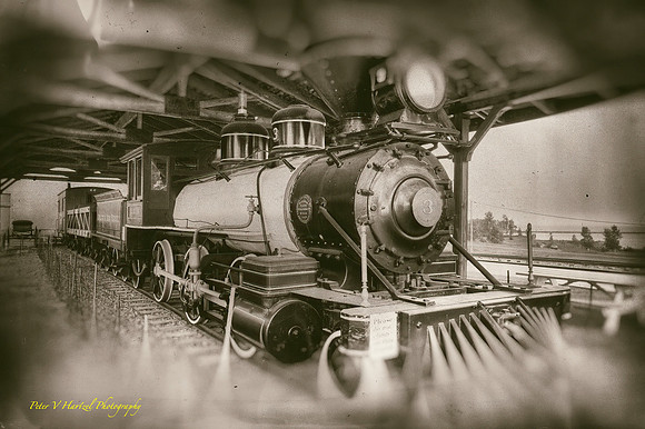 Two harbors train-old style wet plate