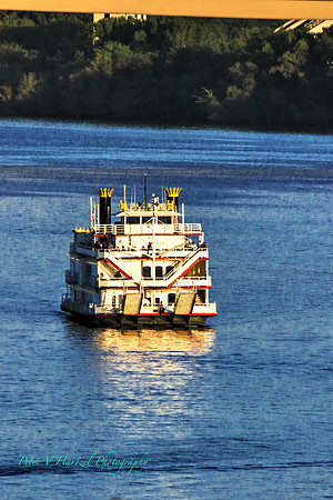 Stillwater Steamboat at sunset