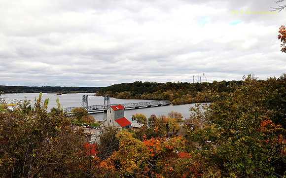 Stillwater bridge in fall