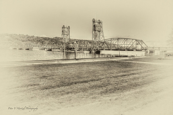 Historic Stillwater Lift bridge Aesthetic View